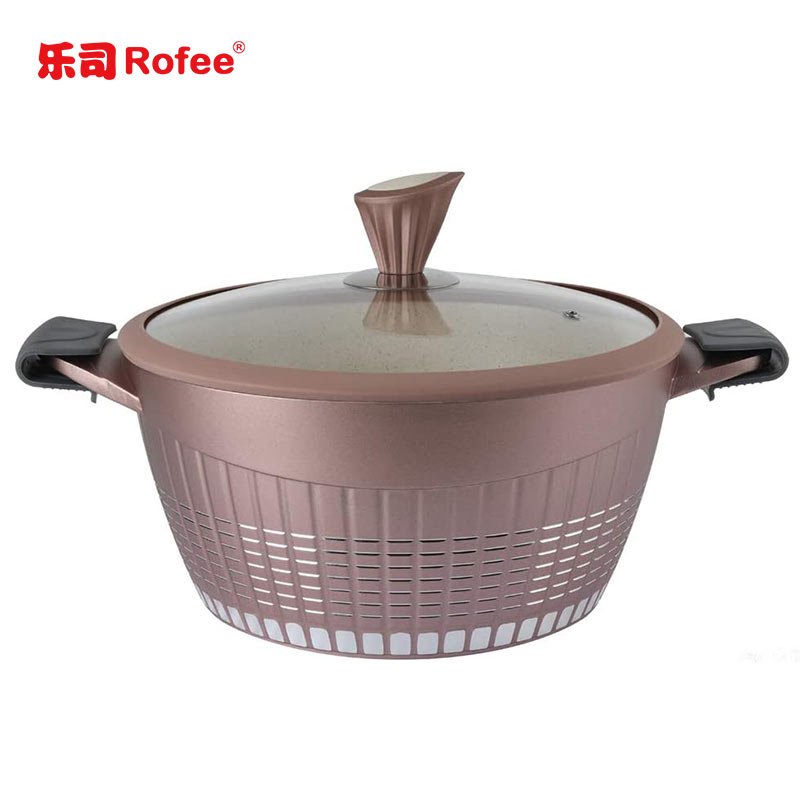 Low Price Non-stick pots And Pans Cookware Set Die Cast Aluminum Kitchenware Set 9pcs Cookware Set