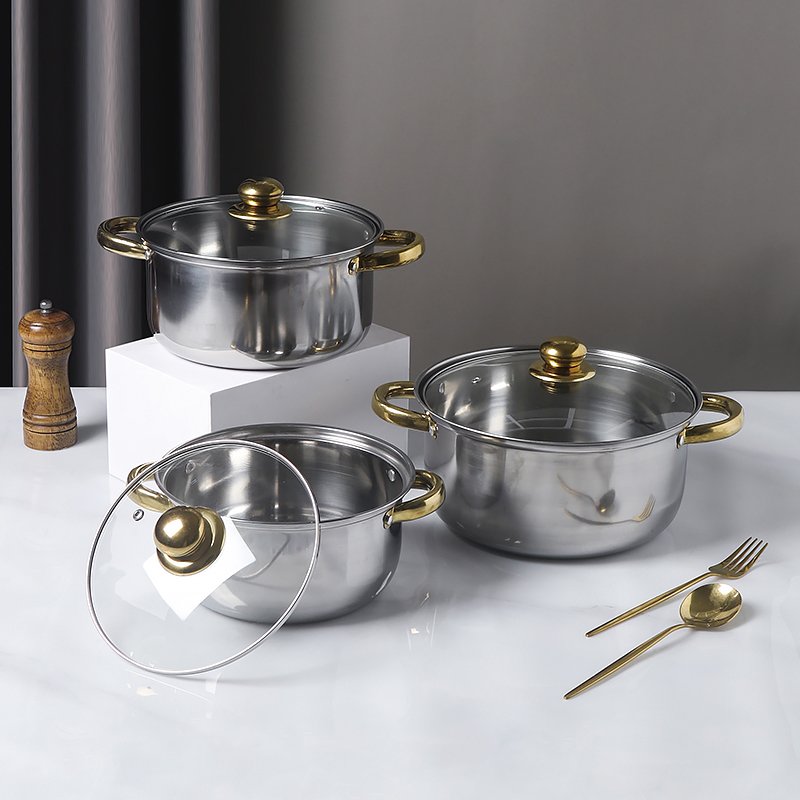 Large nonstick cookware set