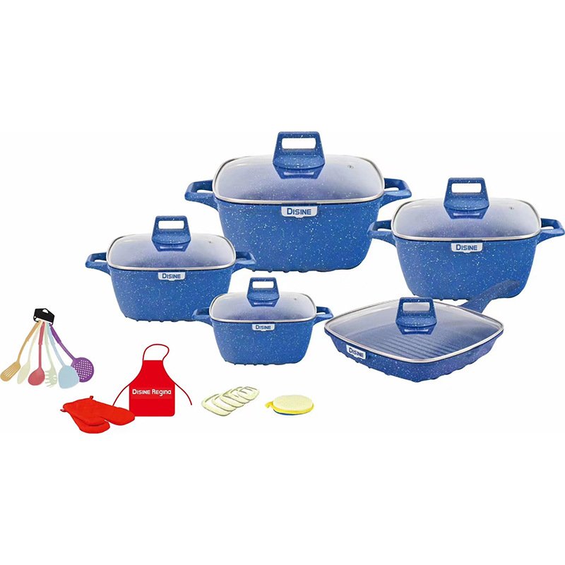 25 pcs cooking pots nonstick die casting cookware sets