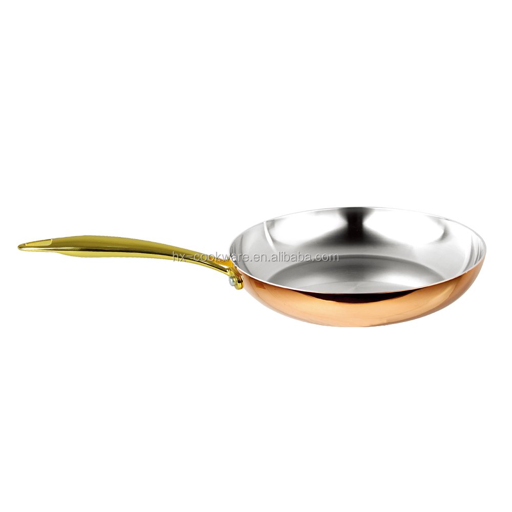 Wholesale Cookware Manufacturers Cooking Pot Copper Sauce Pan Stainless Steel Cookware Set