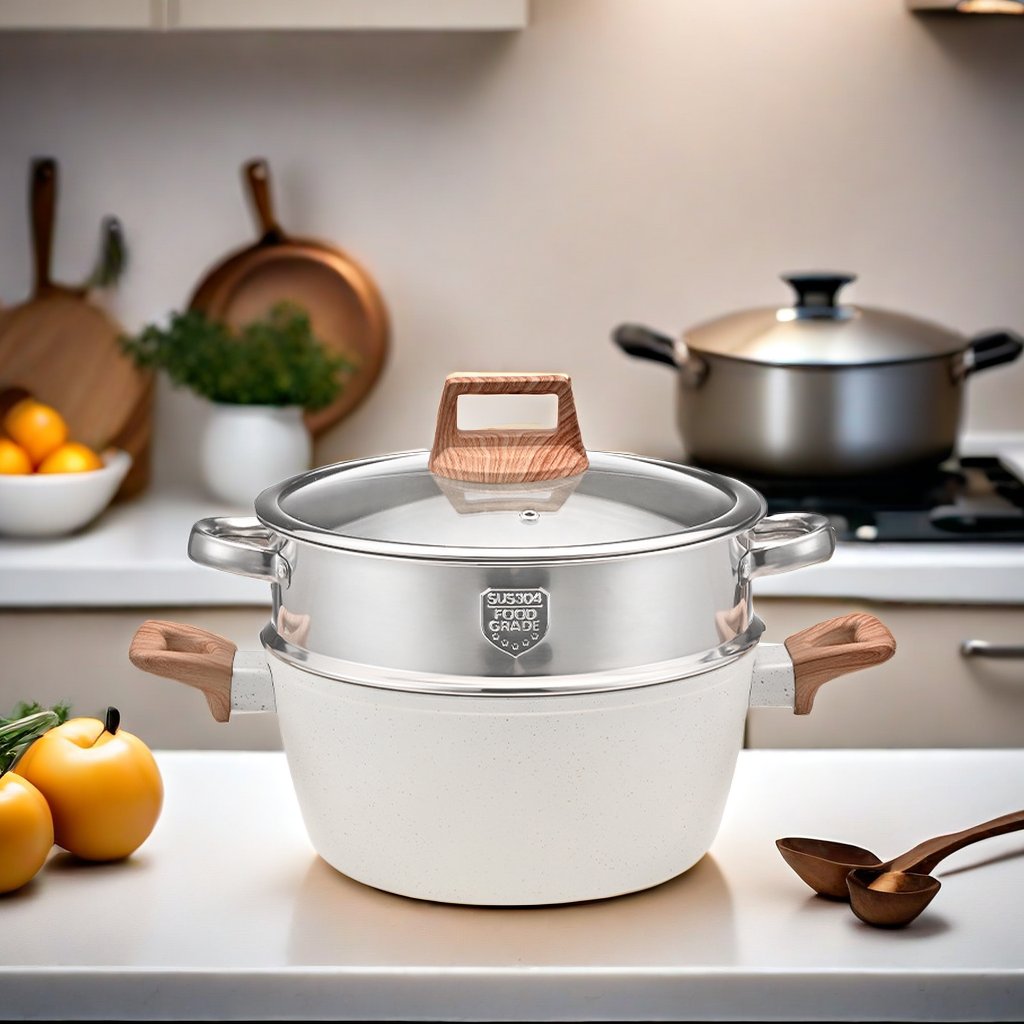 Kitchen Sets Cookware Sets 12 pcs, Cooking Pots and Pans Set, Aluminum Non Stick Cookware Set