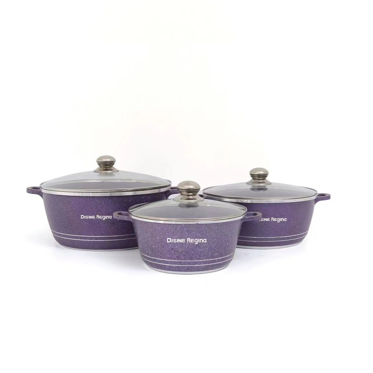 Stocked Desisni Cookware Sets Minimalist 6pieces Soup Pot Cookware Sets