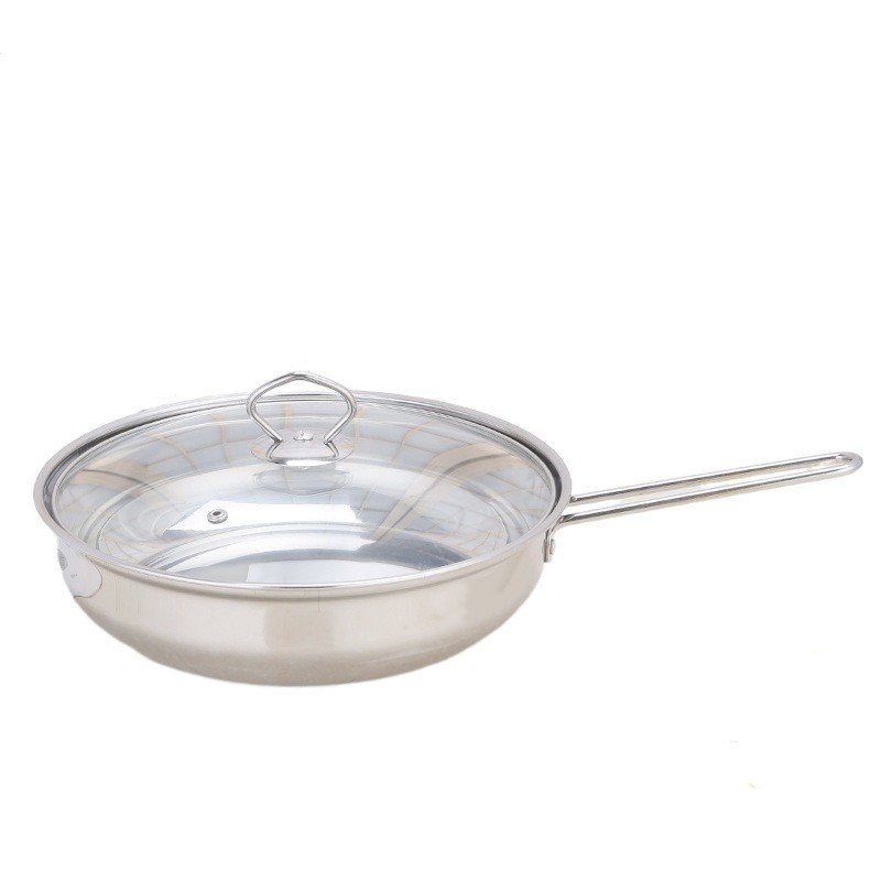 2023 Popular Stainless Steel 18Pcs Kitchen Cookware Set Cooking Pots & Pans with Glass Lid For Kitchen Cooking