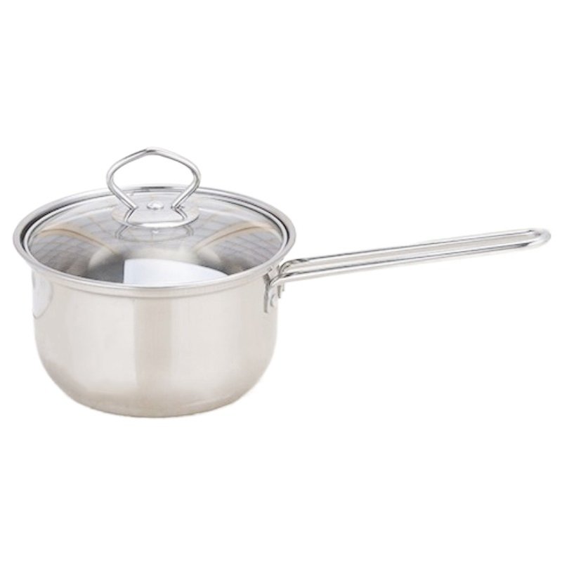 2023 Popular Stainless Steel 18Pcs Kitchen Cookware Set Cooking Pots & Pans with Glass Lid For Kitchen Cooking