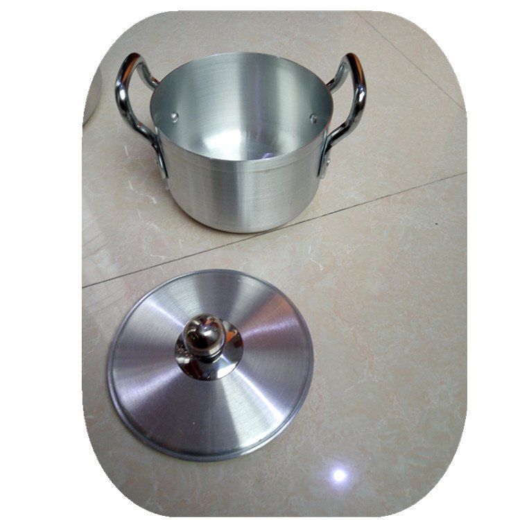 14PCS ALUMINUM SATIN FINISHED COOKING POT SET 16/18/20/22/24/26/28CM HOT SELLING ALUMINUM COOKWARE SET