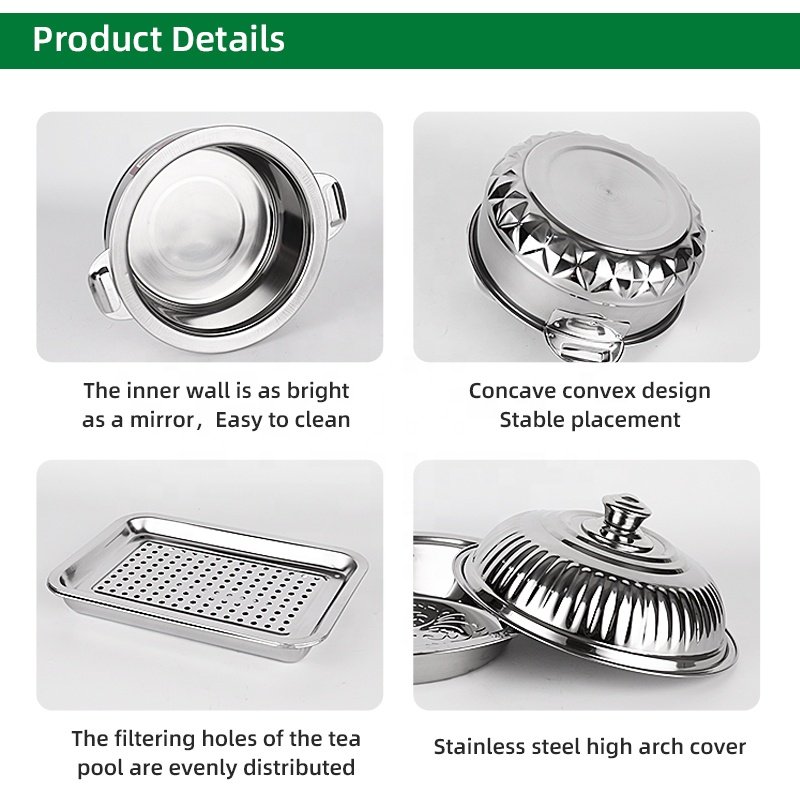 Hot Selling 28 PCS Stainless Steel Kitchen Cookware Cooking Soup Pot Steel Pot Set Insulation Cookware Sets