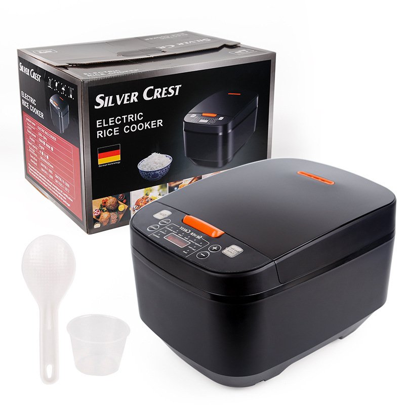 5L Automatic Intelligent Digital LCD Touch Multifunctional Non-Stick Electric Rice Cooker Household Multi-Purpose Cookware Set