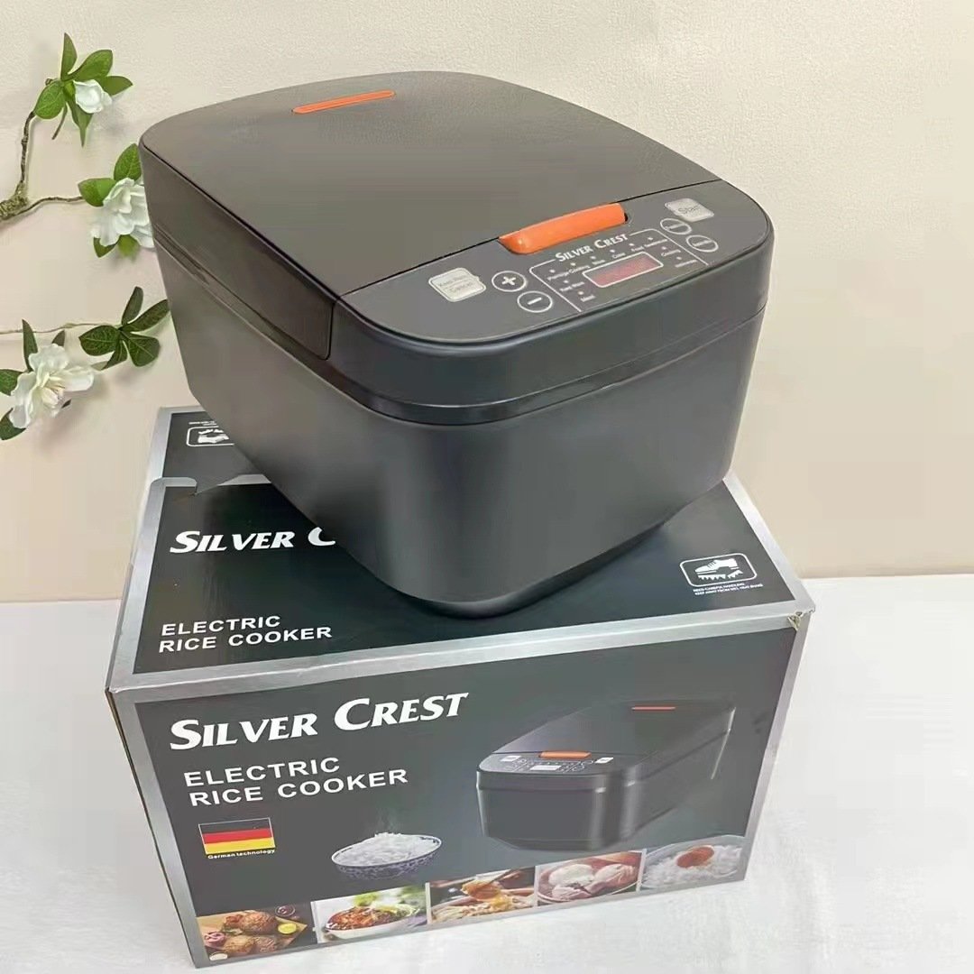 5L Automatic Intelligent Digital LCD Touch Multifunctional Non-Stick Electric Rice Cooker Household Multi-Purpose Cookware Set