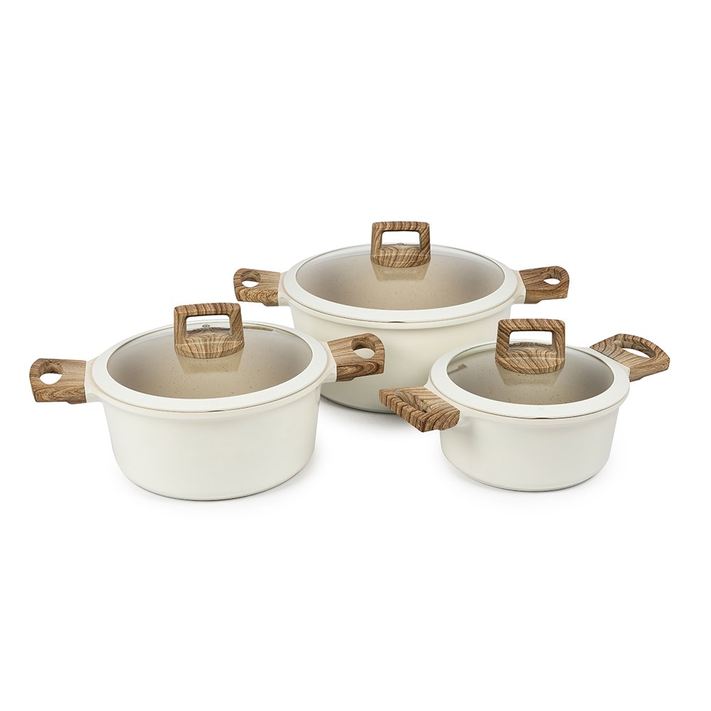 Granite Induction Kitchen Cooking Set Die Cast Cookware Set One Set