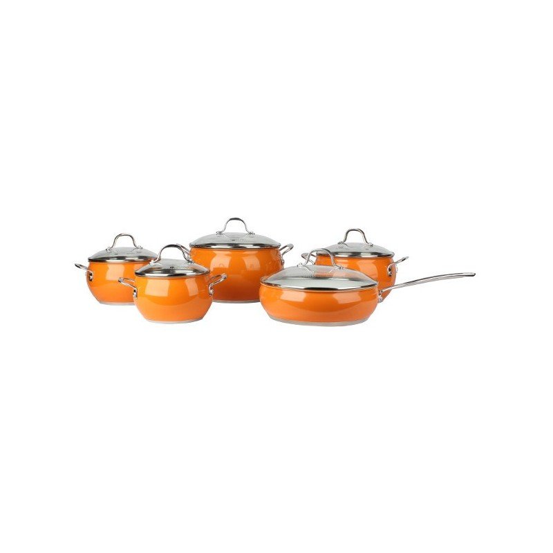 Jiangmen Stainless Steel Non stick Enamel Coated Cookware Sets