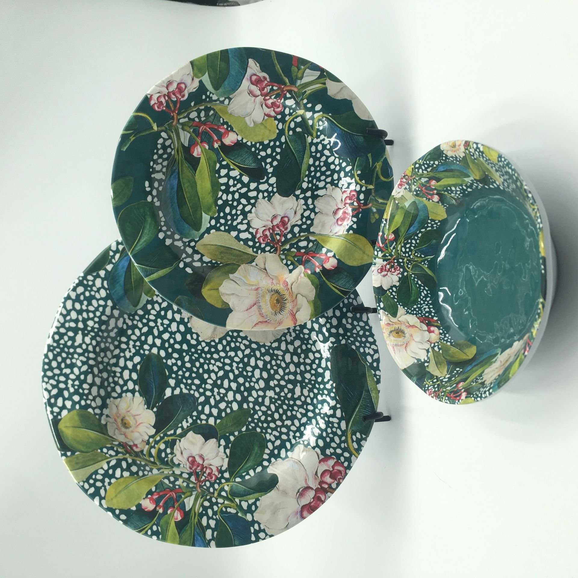 12pcs Melamine Dinner Set Wholesale High Quality Melamine tableware Western melamine cookware sets Love of Butterfly