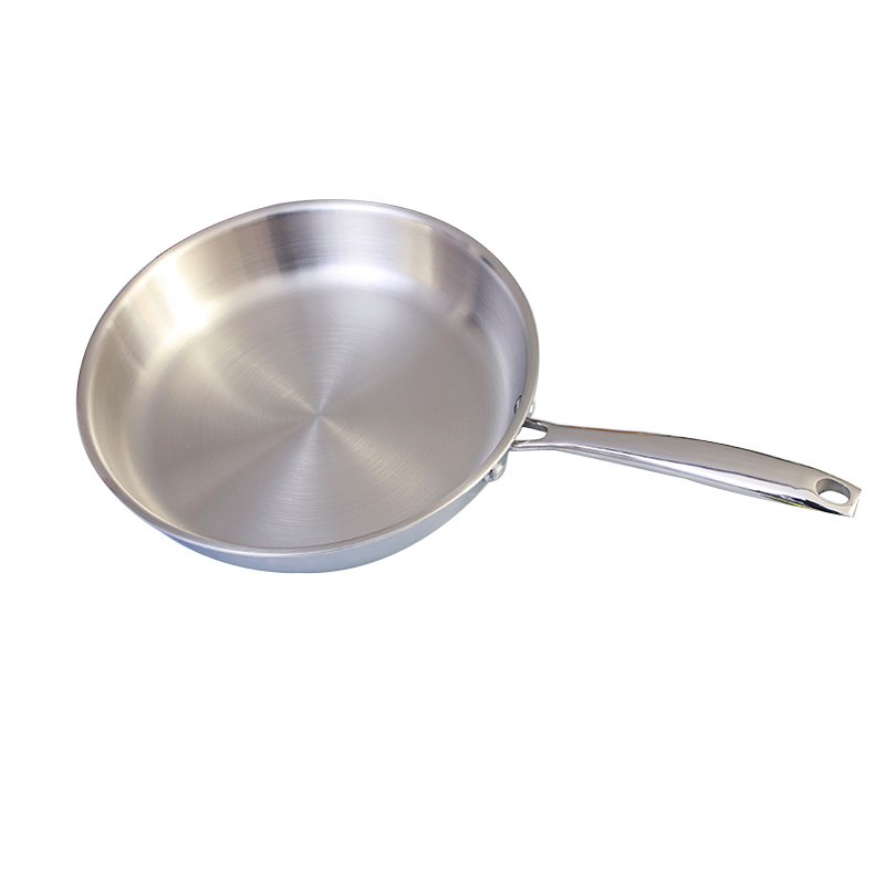 Non Stick Stainless Steel Steak Skillet Wok Fry Pan Cookware Set Saute Pan
