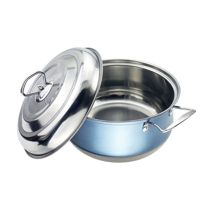 Cheap Cookware Sets Stainless Steel Kitchenware 4Pcs Stainless Steel Cooking Pot Set Soup Pot Kitchen Cooking Pot Ware Set