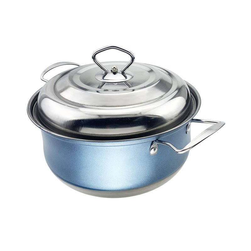Cheap Cookware Sets Stainless Steel Kitchenware 4Pcs Stainless Steel Cooking Pot Set Soup Pot Kitchen Cooking Pot Ware Set