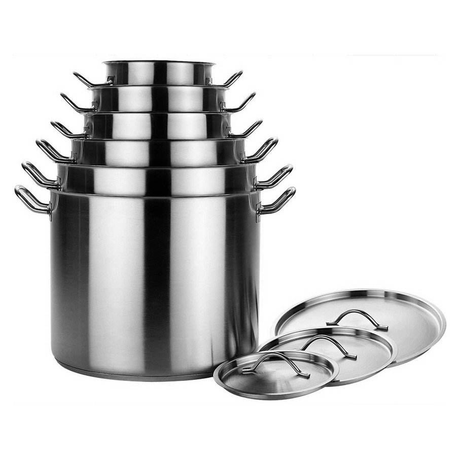 Best selling NSF listed stainless steel kitchen cookware casserole sets for restaurant