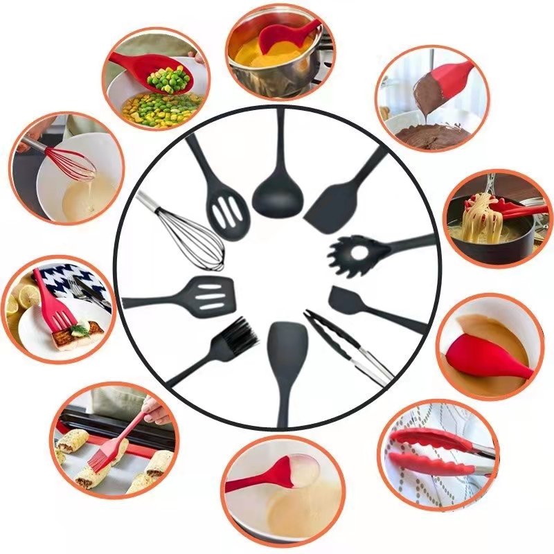 Cookware accessories Silicone kitchen utensils Set Kitchen ware
