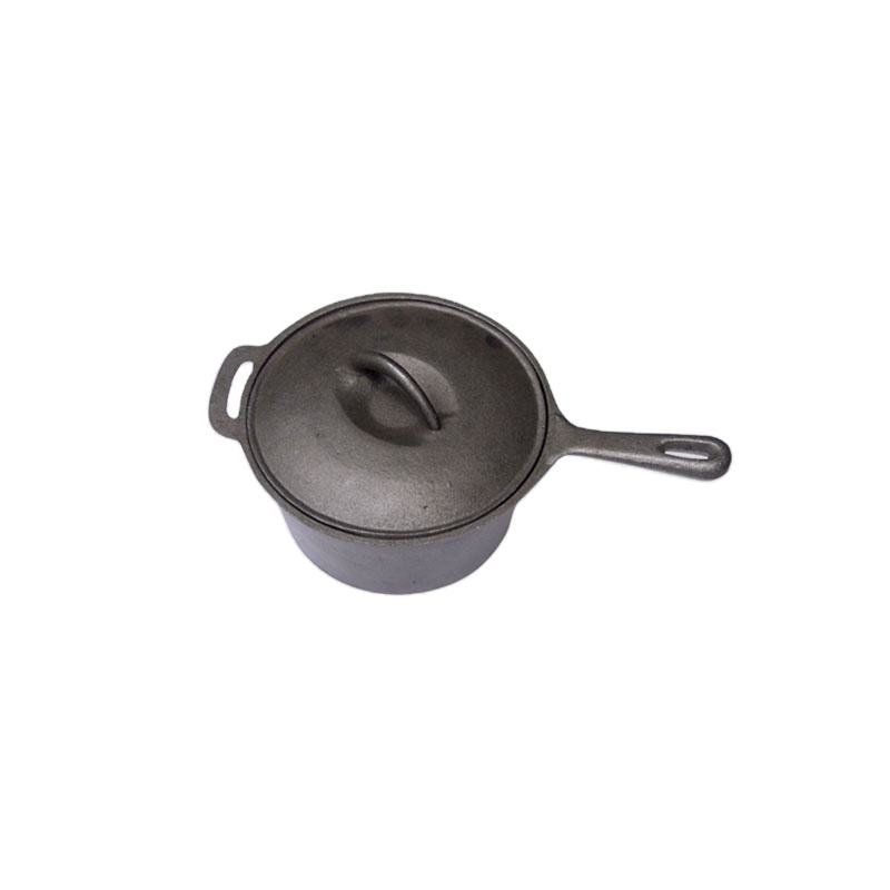 Cookercool Kitchen cooking pot set non-stick cookware high quality non stick black enamel coated cast iron cookware set