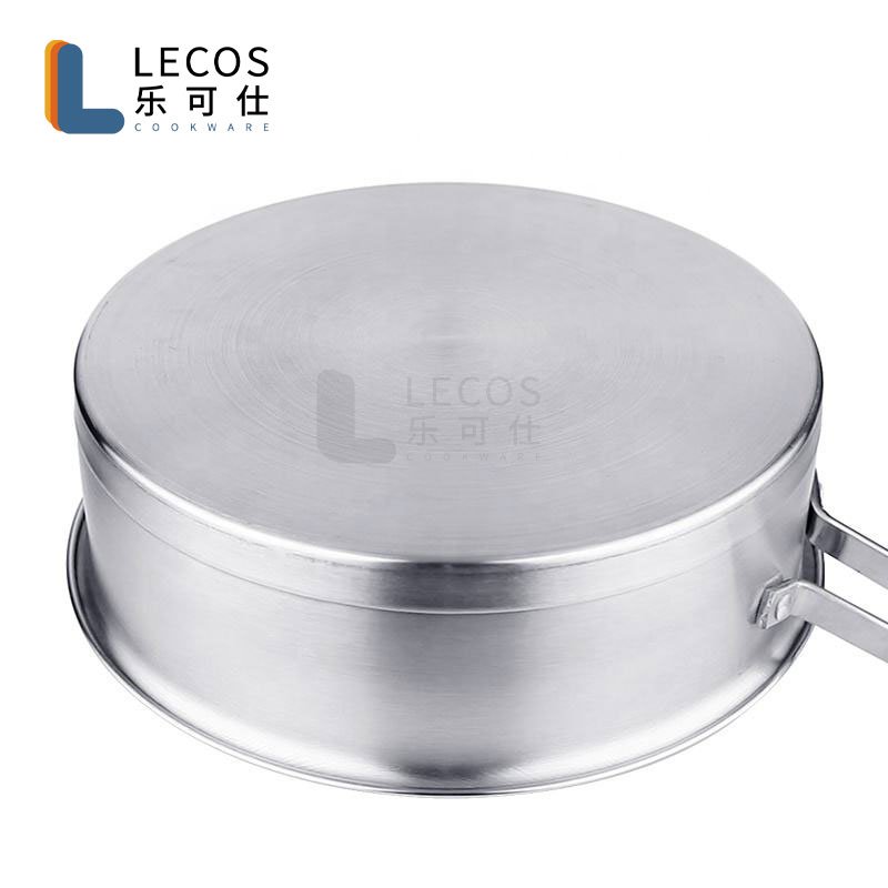 New Product Frying Pan Induction Compatible Skillet Saucepan Stainless Steel 6 Piece Cookware Sets