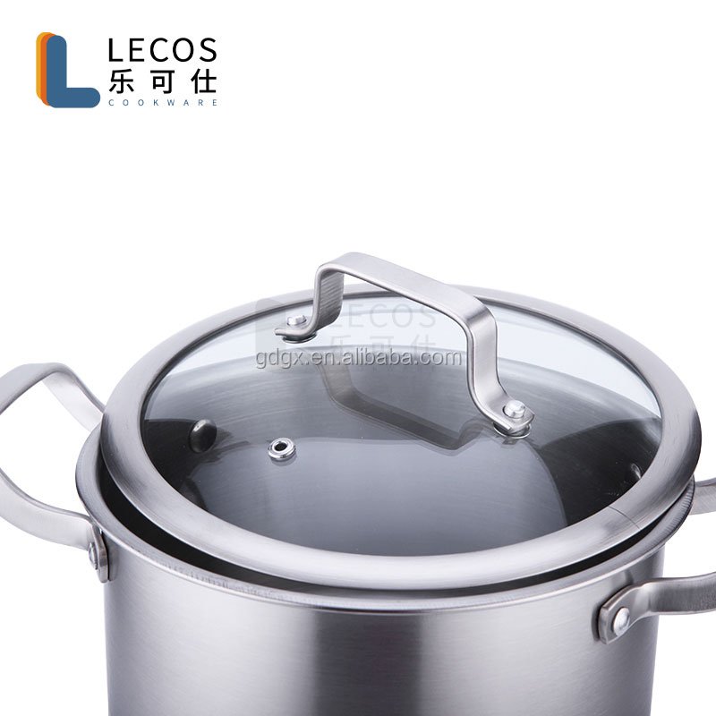 New Product Frying Pan Induction Compatible Skillet Saucepan Stainless Steel 6 Piece Cookware Sets