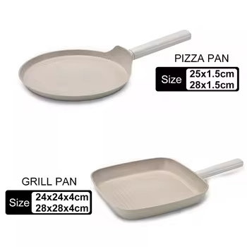 Granite Pot Cookware Set White Restaurant Commercial White Ceramic Aluminum Nonstick Kitchenware Cookware Set