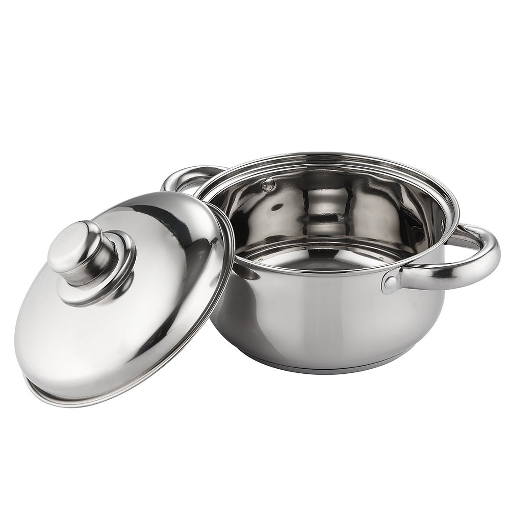 Kitchen Ware Professional Modern Picnic Stainless Steel Cooking Pot Kitchen Stackable Cookware set