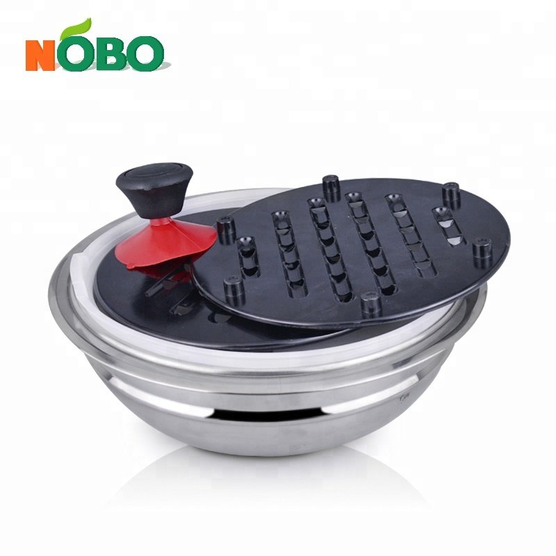 Super Capsuled Bottom New Design 16 pcs set Stainless Steel Induction Cookware Set