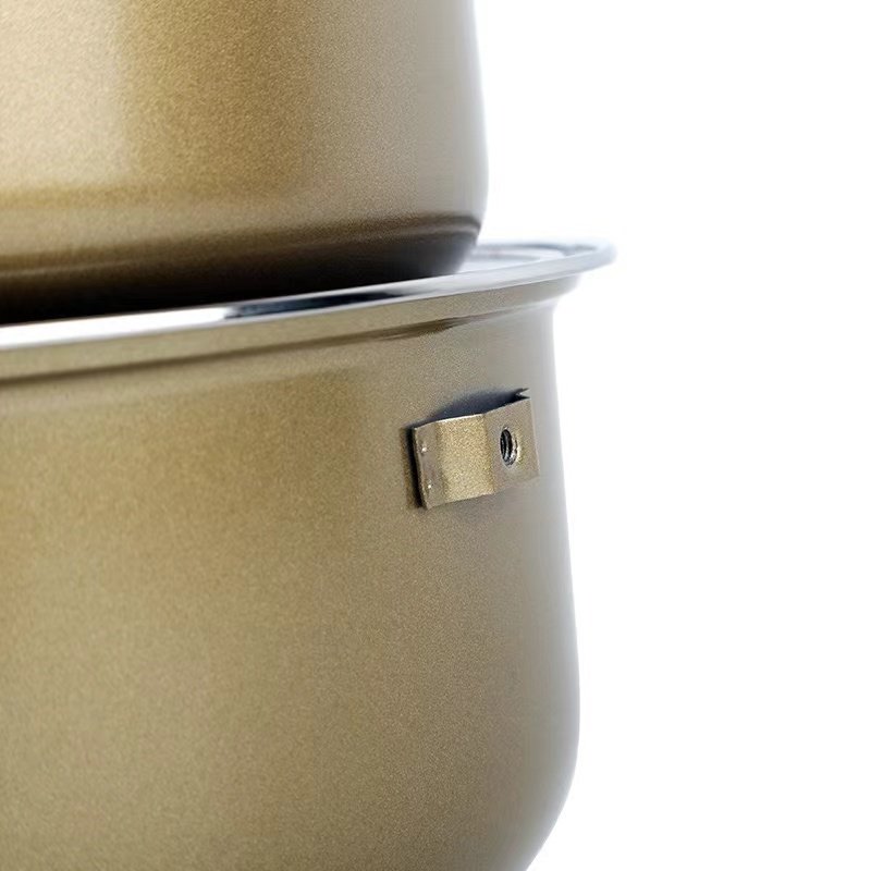 Multi Colors Wholesale Aluminum Pots with Glass Lid Soup Pot Casserole Cooking Tools 10pcs s Soup Pot Casserole Cookware Sets