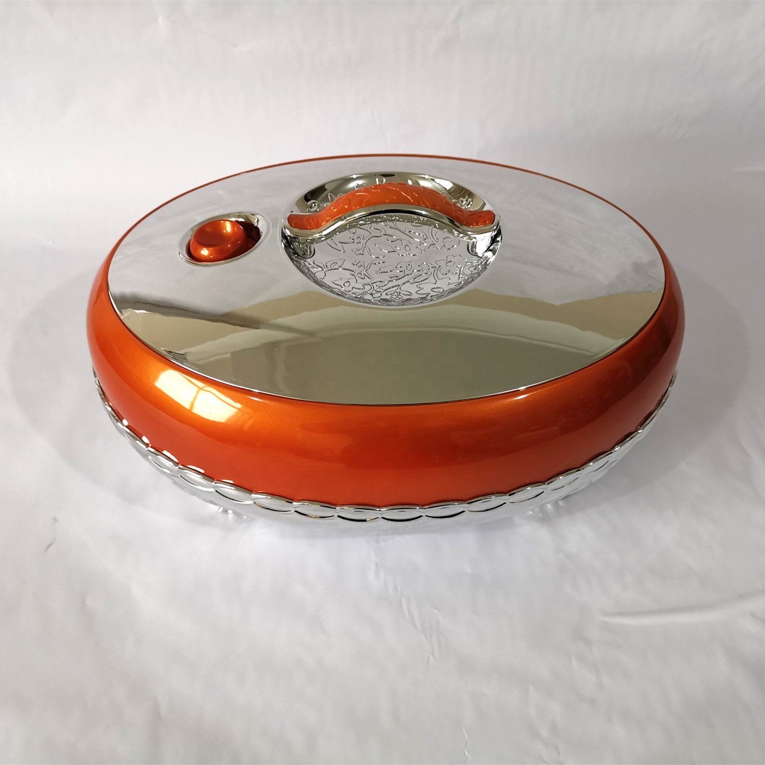 5L Orange Food Warmer Set Casserole Cookwares Set