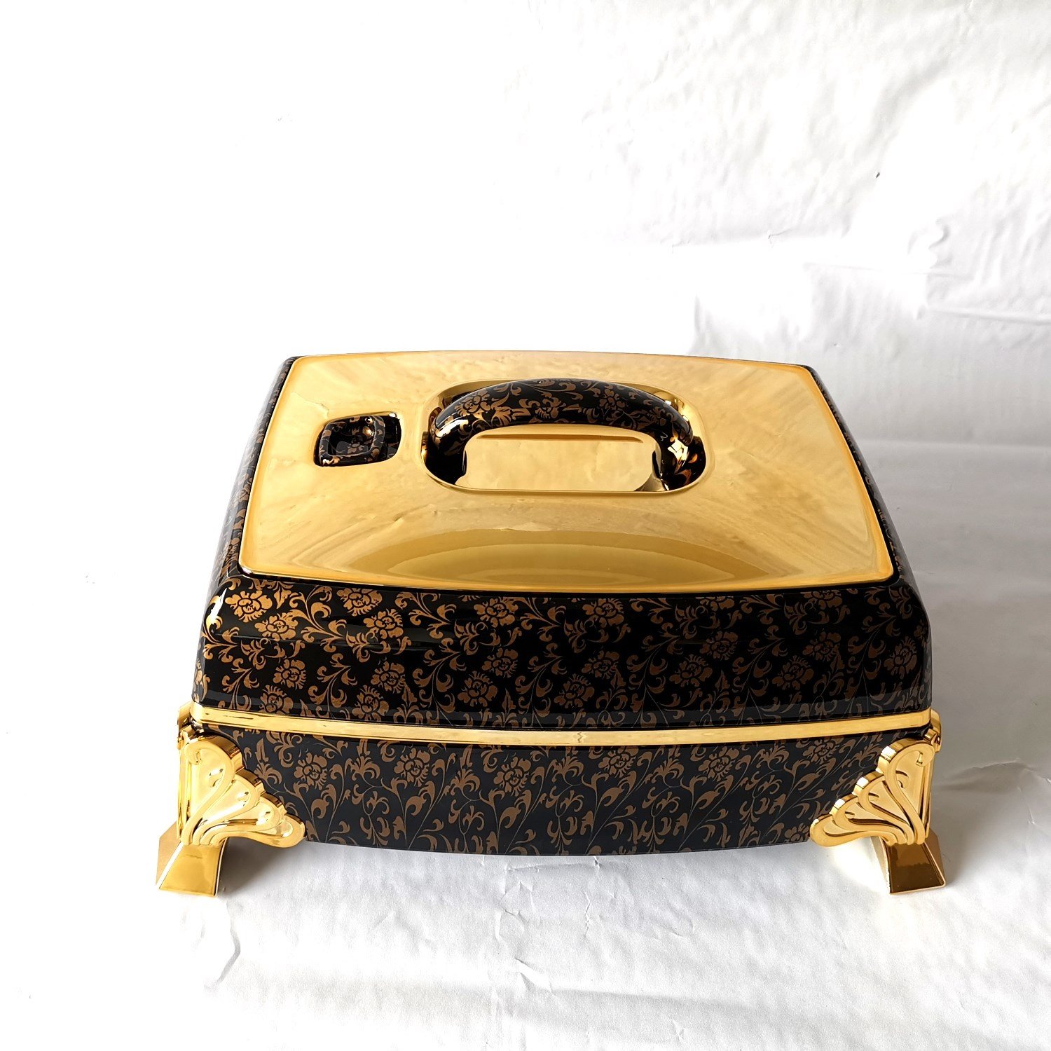 4.5L/5.5L/6.5L Luxury Insulated Casserole Thermal Stainless Steel Food Warmer Hot Pot Container Set