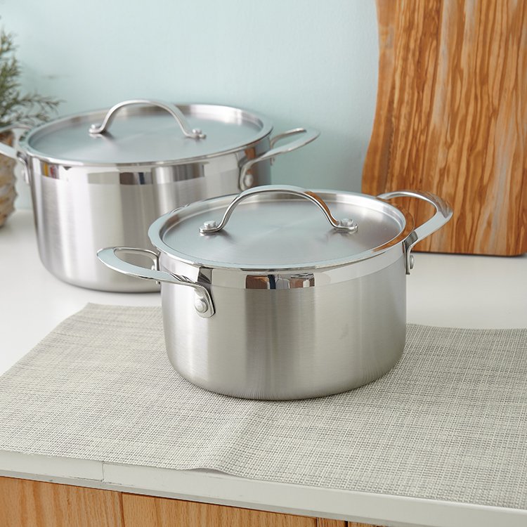 Cooking Kitchen Wares Unique Turbo Stainless Steel New White Non Stick Pots And Pans With Detachable Handle 12Pcs Cookware Sets