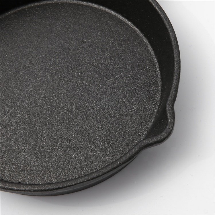 Hot sale Cast iron integral handle frying pan Home kitchen cookware sets frying pan cast iron casserole sizzler pan