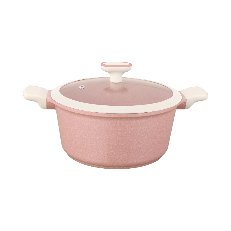Factory Price Quality Assurance Wholesale Heat Proof Non-Slip Handle 16Pc Cookware Set