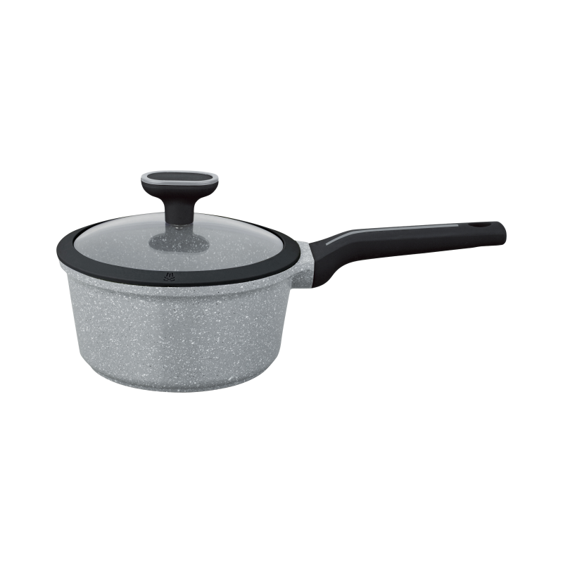 Factory Price Quality Assurance Wholesale Heat Proof Non-Slip Handle 16Pc Cookware Set