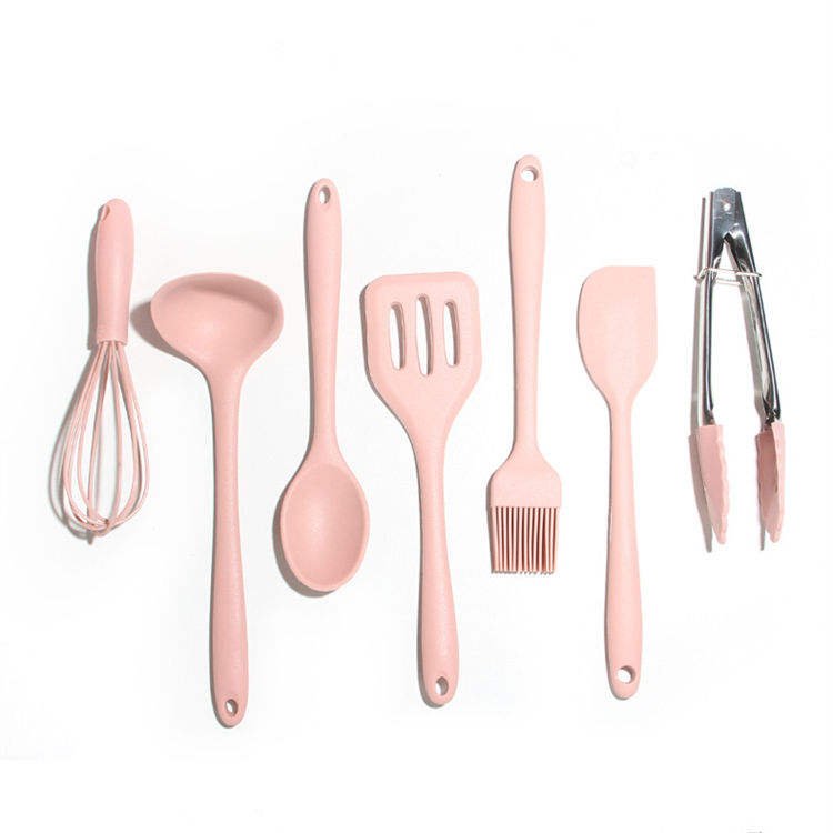 2023 Hot Sale Set of 5 Silicone Mini Kitchen Utensil Set Food grade Mini silicone utensils
