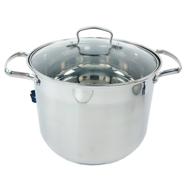 12-Piece Cookware Set, Chef's Classic 201 Stainless Steel Collection, Pot Set For Home & Kitchen