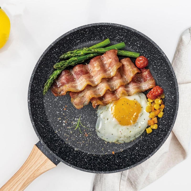 Aluminum Cooking Pan and Pot Set Nonstick Frying Pans and Pots Granite Non Stick Cookware Set