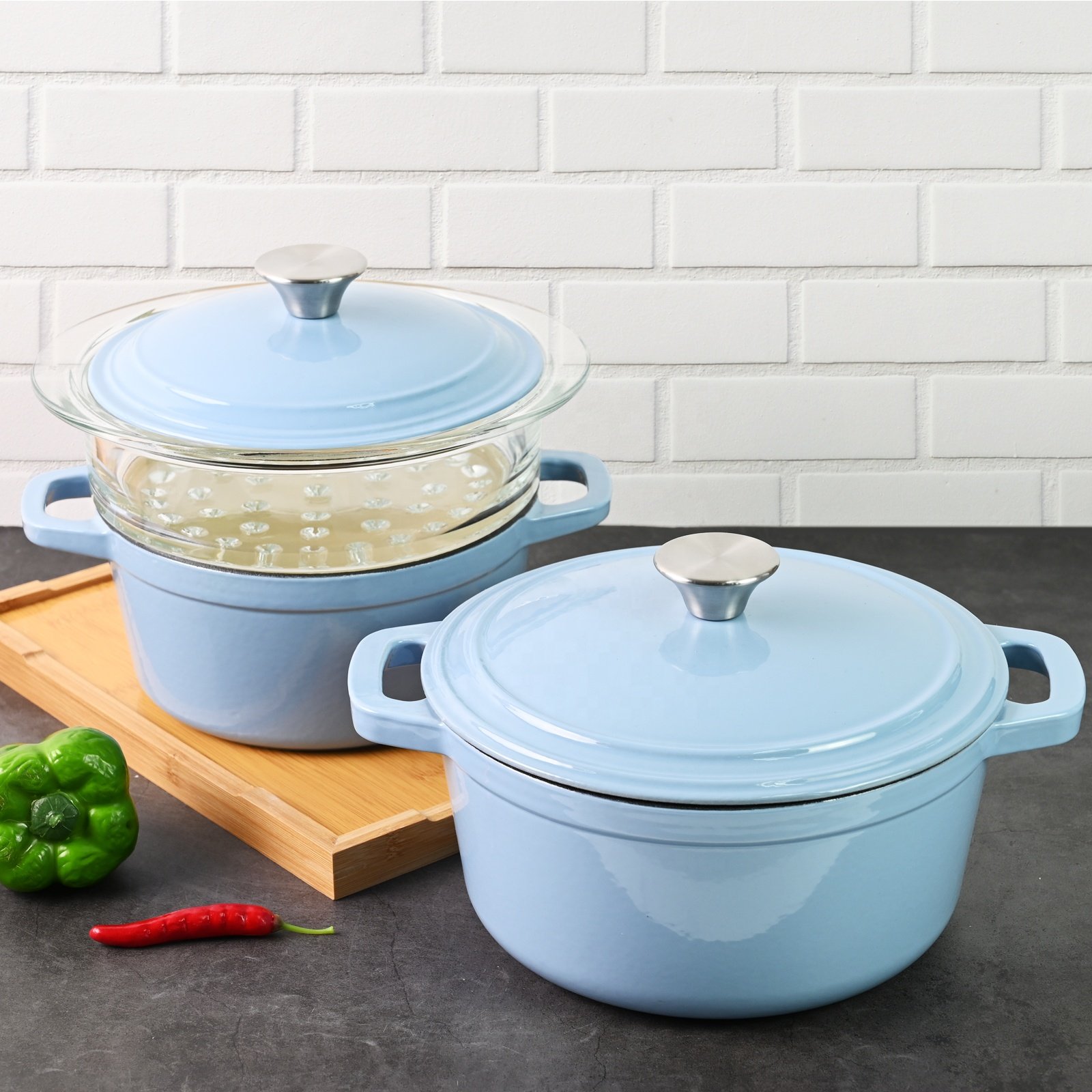 2024 Cast Iron Cookware Wholesale Enamel Cast Iron Cookware Set