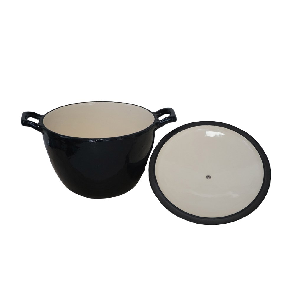 Enamed Cast Iron Round Casserole soup and stock potsFor Kitchen