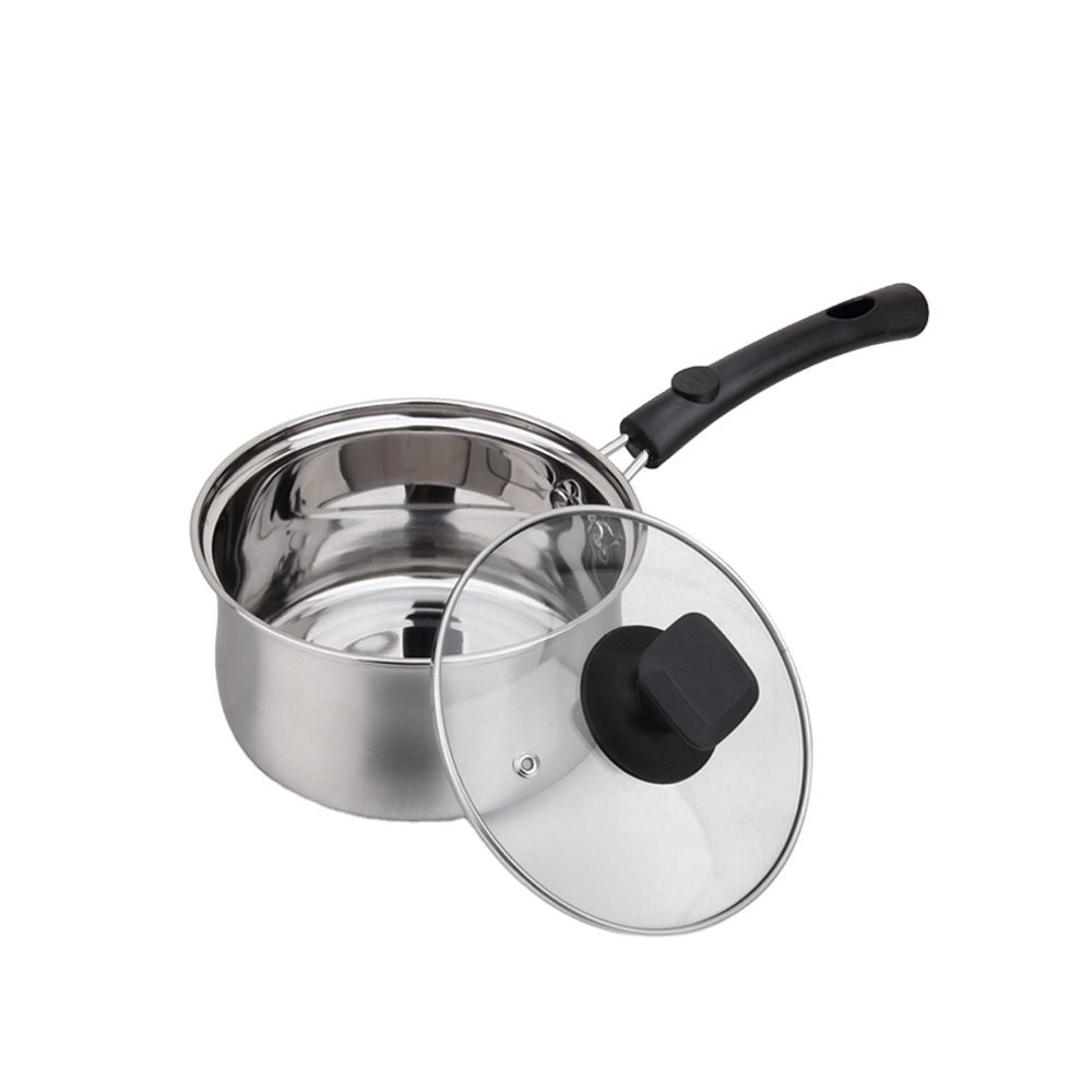 3PCS Stainless Steel Cookware Set Soup Pot Cookware Set With Milk Pot