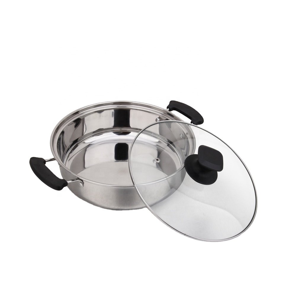 3PCS Stainless Steel Cookware Set Soup Pot Cookware Set With Milk Pot