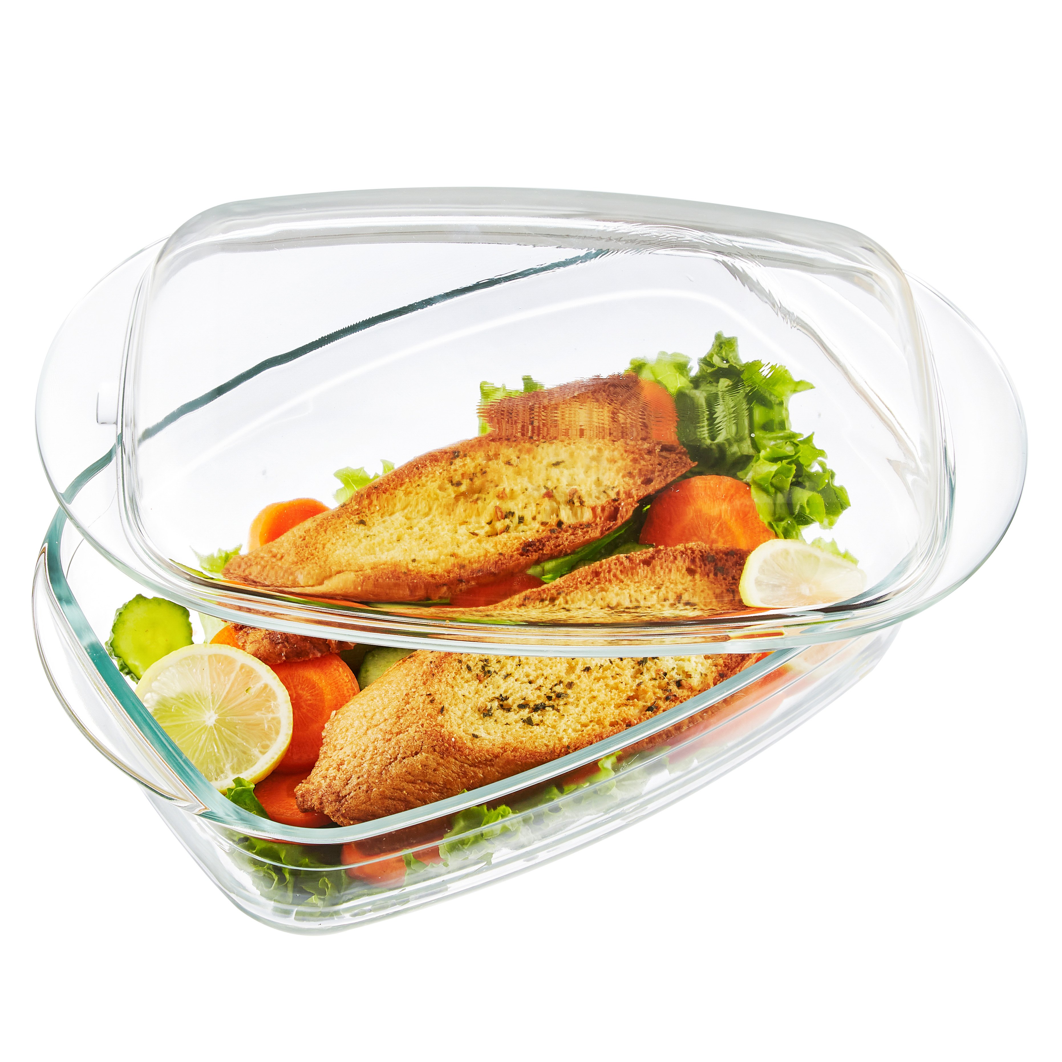 Linuo glass baking dish Casserole Dishes With Lids For Kitchen glass cookware set