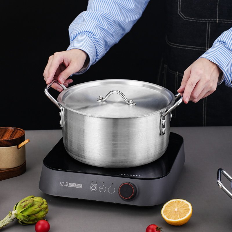 Cheap 7 Pcs 7 in 1 Set Aluminum Deep Cooking Pots cookware set stock pot with lid