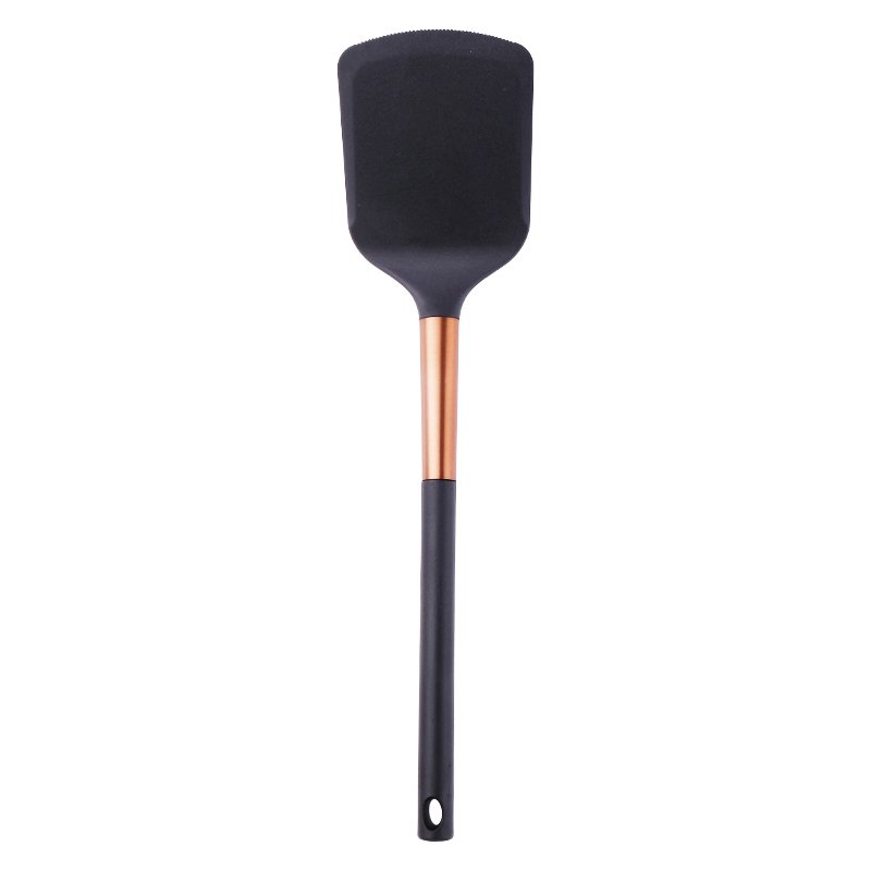 Kitchen Tools 10 Pieces nylon Kitchen Utensil Set kitchen Tools With Copper Stainless Steel Handle And Holder