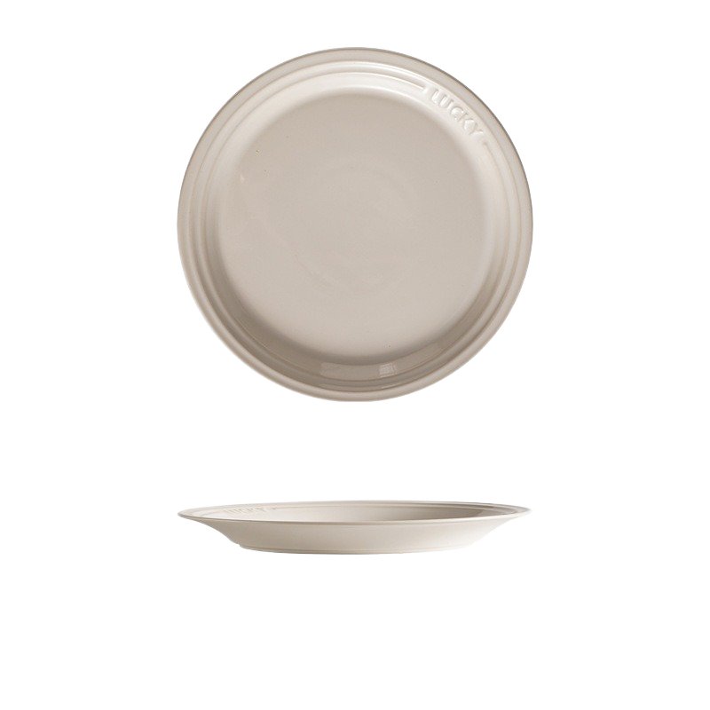Creative Ceramic Dinnerware Sets High-Value Truffle White Rice Bowl And Plate Combination For Household Gift
