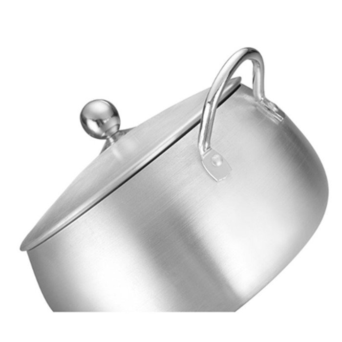 Cooking Cookware Milk Pot Stainless Steel Set Kitchen Metal OEM Packing Double Handle Feature Eco Material Origin Type Shape GUA