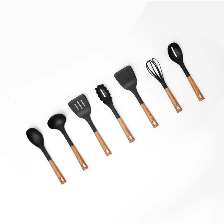 7pcs Non-stick Food Safe Nylon Utensils Pasta Turner Spoon Ladle Spatula Kitchen Tools Kitchen Accessories Sustainable Morden