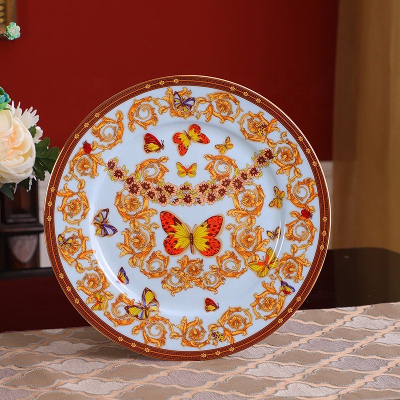 Best Selling 4pcs European Luxury Living Room Sets Home Decor Porcelain Dinnerware Sets