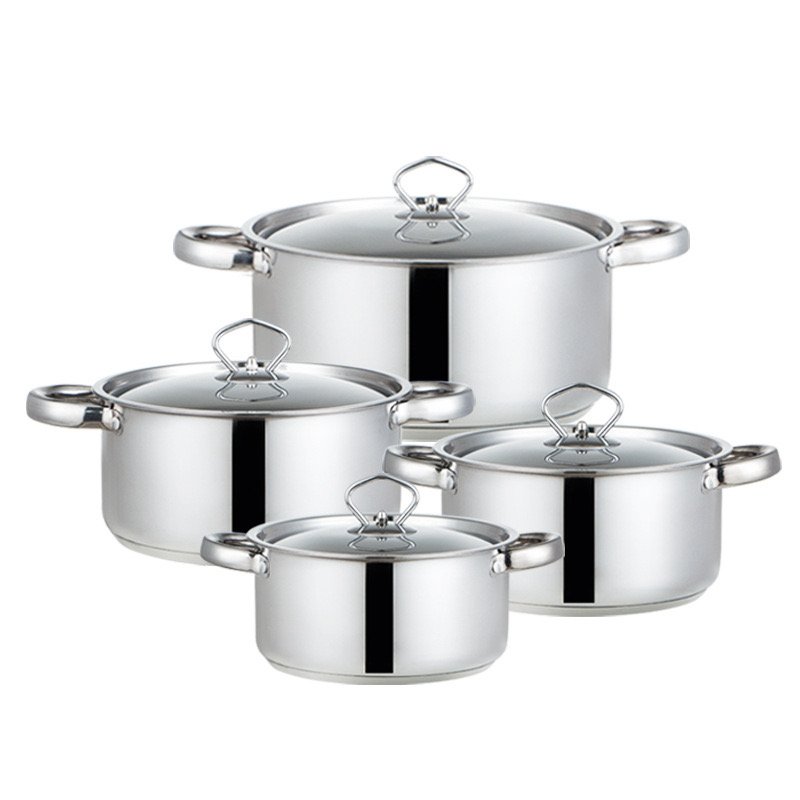15 PCS Stainless Steel Capsulated Thickened Kitchenware Wholesale Non Stick Cooking Pans And Pots Nonstick Cookware Set