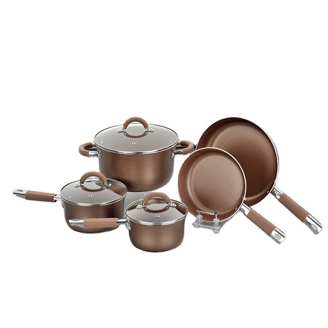 15pcs Aluminum Non-stick Cookware set