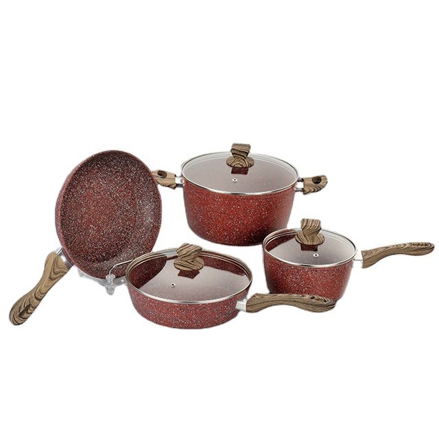 15pcs Aluminum Non-stick Cookware set